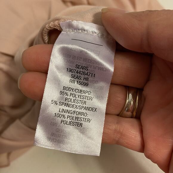 Bongo Sheer Bell Sleeve Top Detachable Tank Fairy Goth Y2K Jrs XL Rose Smoke New - Picture 6 of 10